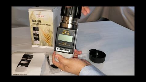 Portable Grain Moisture Meter commercial|farmex grain moisture tester.